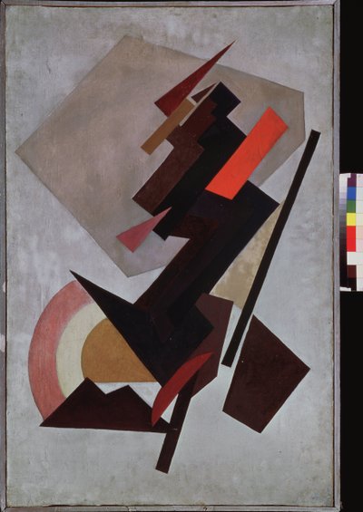 Tsomposition Suprematiste. Peinture de Olga Vladimirovna Rozanova (1886-1918), huile sir toile af Olga Wladimirowna  Rosanowa