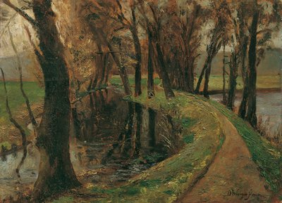 Avenue ved dammen af Olga Wisinger-Florian