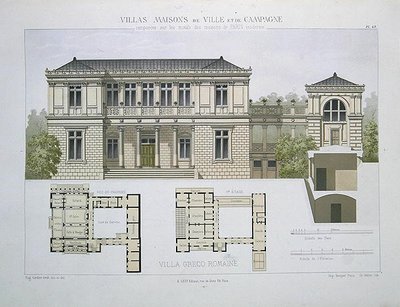 Villa Greco Romaine, graveret af Walter, plade 49 fra 