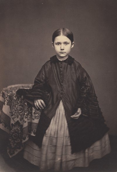 Portræt af en pige, ca. 1857 (foto) af Oliver H. Willard