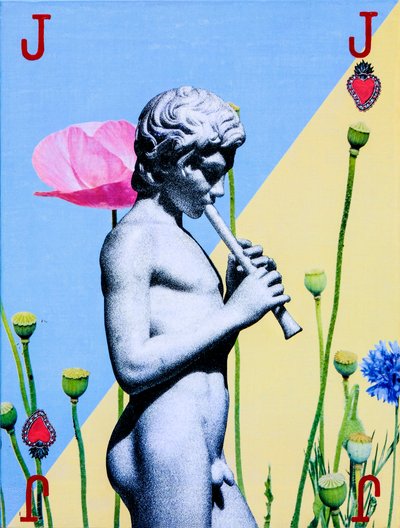 Fante, 2019 (blandede medier på lærred) af Olivia Gozzano