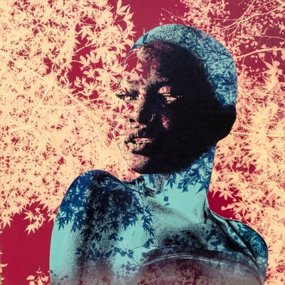 Glasur i skyggen, 2021 (blandede medier på lærred) af Olivia Gozzano