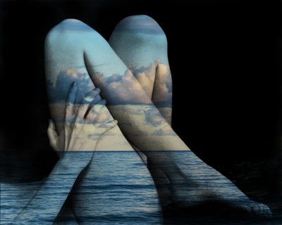 Legs sea, 2022 (digital mixed media) af Olivia Gozzano