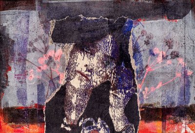 Mixx, 2022 (blandede medier på karton) af Olivia Gozzano