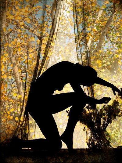 Silhouette , 2021(digitale blandede medier) af Olivia Gozzano