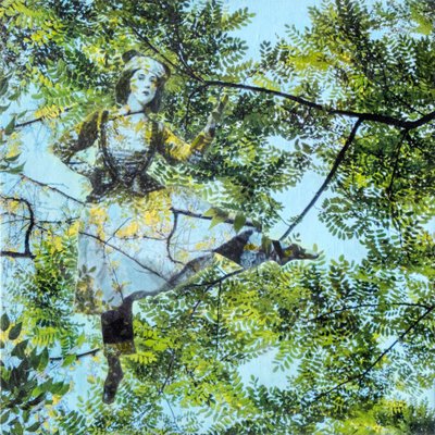 Tamara Karsavina, 2024 (blandede medier på lærred) af Olivia Gozzano