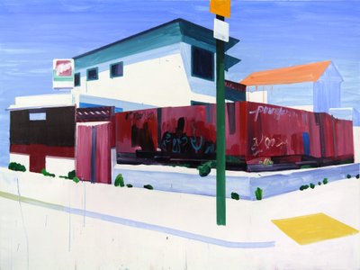 Klnd 6, 2015 (akryl på lærred) af Olivier Morel