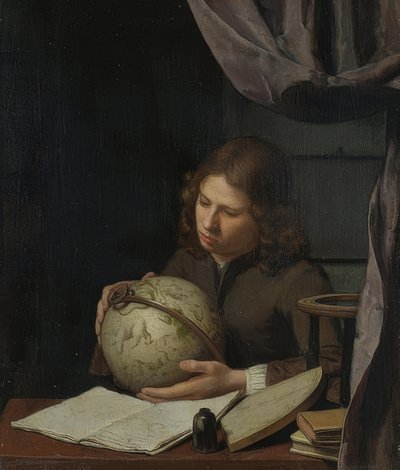 En ung astronom. Omkring 1685 af Olivier van Deuren