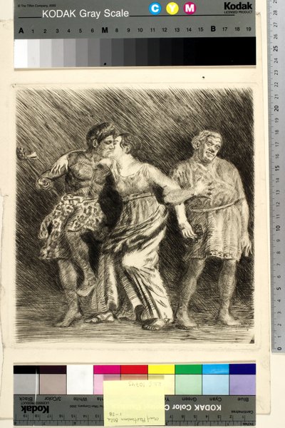 Bacchanter af Oluf Hartmann
