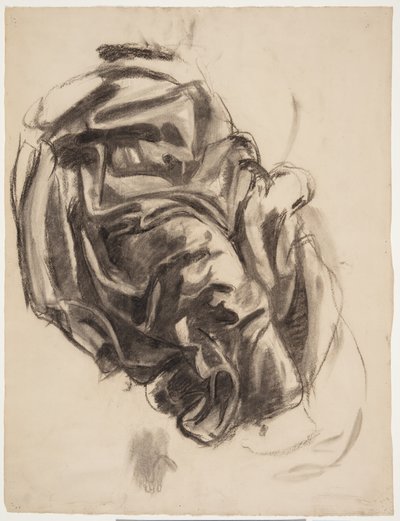 Draperistudie af Oluf Hartmann