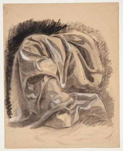 Draperistudie af Oluf Hartmann