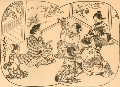 Underholdning med dukker, 1702, 1924. af Omori Yoshikiyo