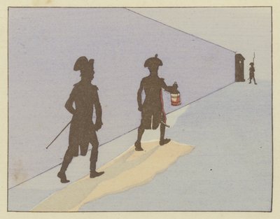 En løjtnant i Valence i 1785 lavede Napoleon natpatrulje hver dag af Onfray de Breville Job