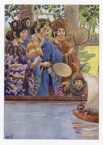 Illustration til Gullivers Travels af Onfray de Breville Job