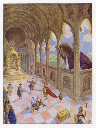 Illustration til Gullivers Travels af Onfray de Breville Job