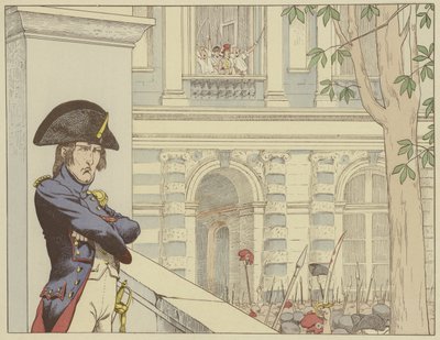 Napoleon ser kong Ludvig XVI for anden gang, 20. juni 1792 af Onfray de Breville Job