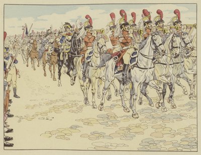 Den franske hær indtog Berlin, 27. oktober 1806 af Onfray de Breville Job