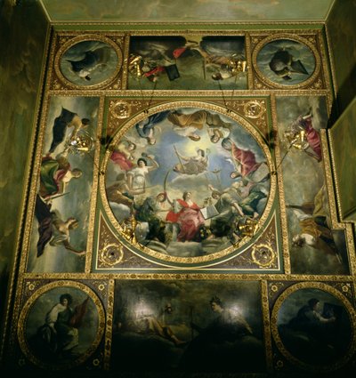 Arts and Sciences, 1636 (oprindeligt malet til dronningens hus i Greenwich, men fjernet derfra af hertuginden af Marlborough med tilladelse fra dronning Anne) af Orazio Gentileschi