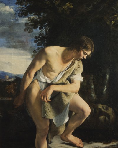 David (olie på lærred) af Orazio Gentileschi