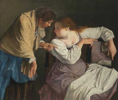Martha irettesætter sin søster Maria af Orazio Gentileschi