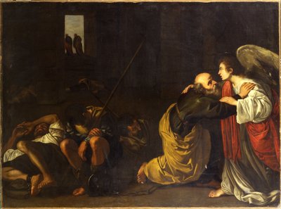 Sankt Peters udfrielse af Orazio Gentileschi