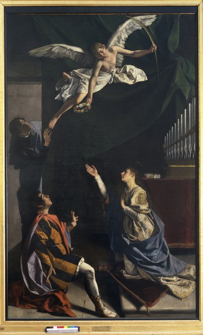 Martyrerne Cecilia, Baldrian og Tiburtius af Orazio Gentileschi