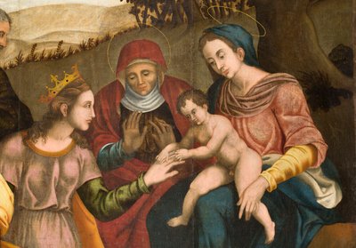 Katarinas bryllup, detalje af Orazio da Spinazzola Iacobetta