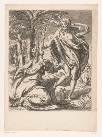 Kristus viser sig for Maria Magdalene (Noli me tangere) af Orazio de Santis