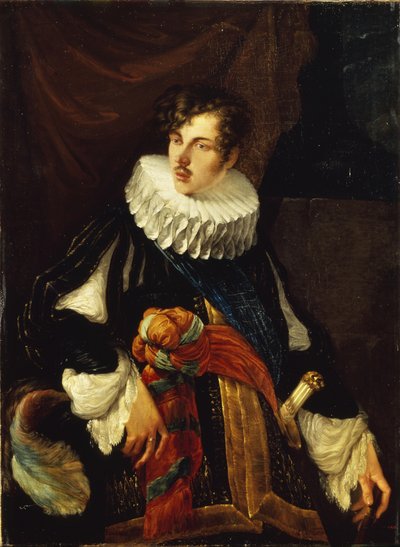 Portræt af grev Vasily Alekseevich Perovsky 1794-1857 i spansk kostume fra det 17. århundrede, 1809 af Orest Adamovich Kiprensky