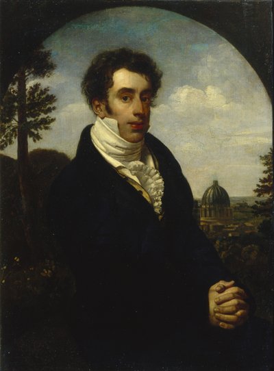 Portræt af prins Alexander Mikhailovich Golitsyn 1798-1858, 1819 af Orest Adamovich Kiprensky