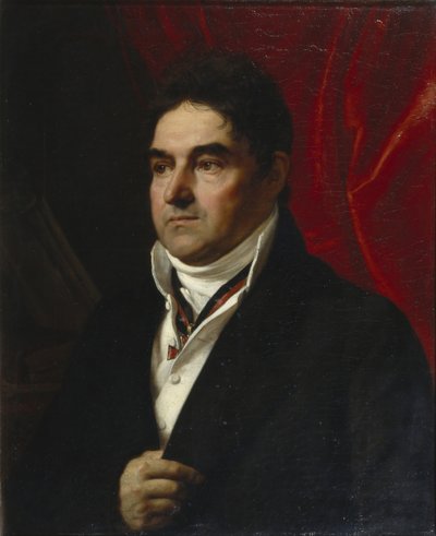 Portræt af Vasily Semyonovich Khvostov 1756-1832, 1814 af Orest Adamovich Kiprensky
