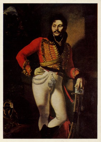 Portret af Evgraf Davydov, 1809 af Orest Adamovich Kiprensky