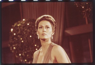 Faye Dunaway på settet til 