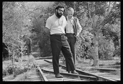 Francis Ford Coppola og Fred Astaire på sættet af 