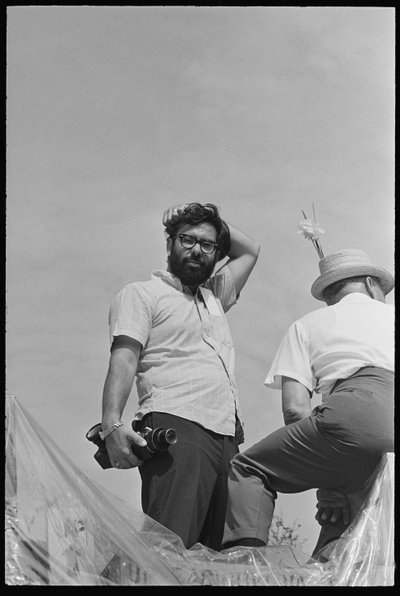 Francis Ford Coppola på sættet af "Finian