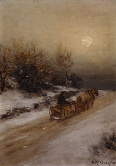 Slæde af Oscar Arnold Wergeland