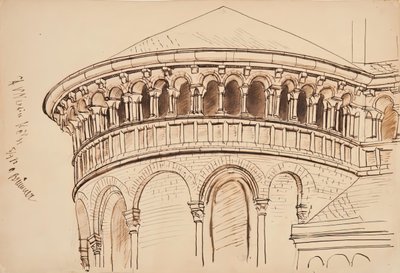 St. Martin, Köln, 1892. af Oscar Bluemner