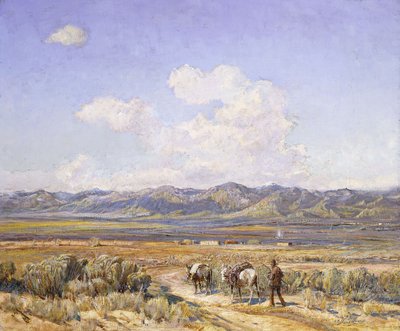 Five Miles til Taos af Oscar Edward Berninghaus