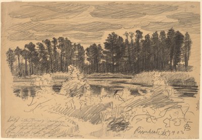 Riverhead, Long Island af Oscar F. Bluemner