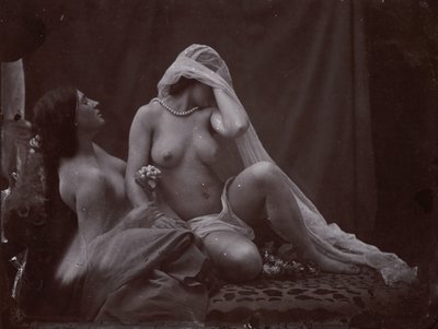 [Studie for Two Ways of Life], ca. 1857, trykt 1987. af Oscar Gustav Rejlander