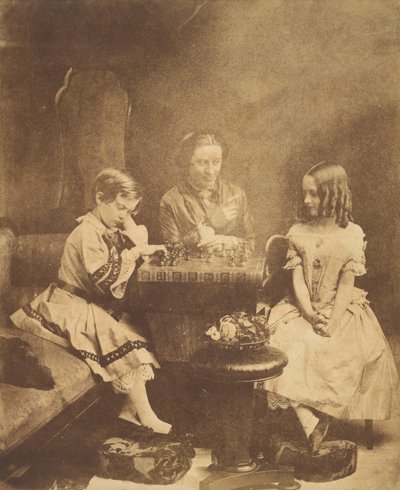 Den lærde Styrmand, 1855. af Oscar Gustav Rejlander