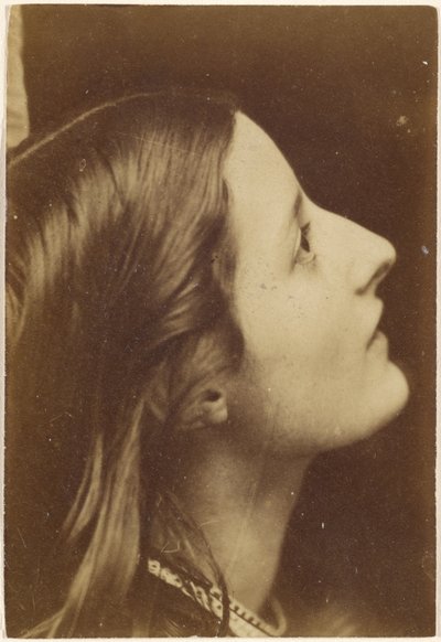 [Portræt af en kvinde i profil] af Oscar Gustave Rejlander