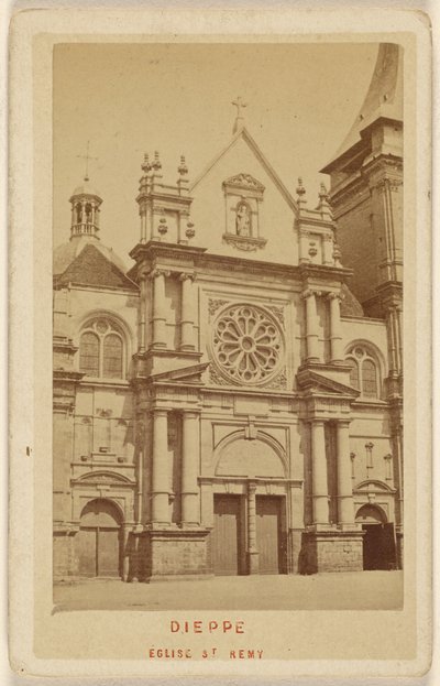 Dieppe. Eglise St. Remy. af Oscar Kramer