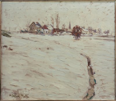 Snelandskab nær Grafrath af Oskar Moll