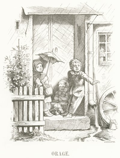 O: Tordenvejr af Oskar Pletsch