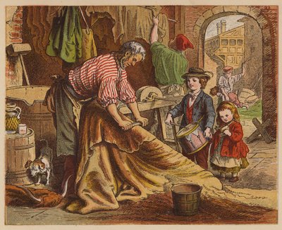 The Tanner (farvelitografi) af Oskar Pletsch