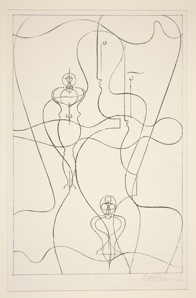 Abstraktion af Oskar Schlemmer