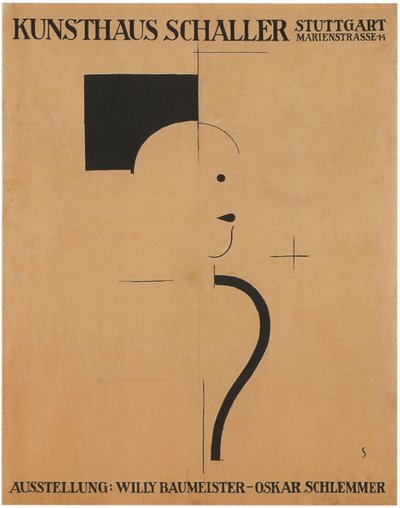 Kunstudstilling: Willy Baumeister - Oskar Schlemmer, 1918 af Oskar Schlemmer