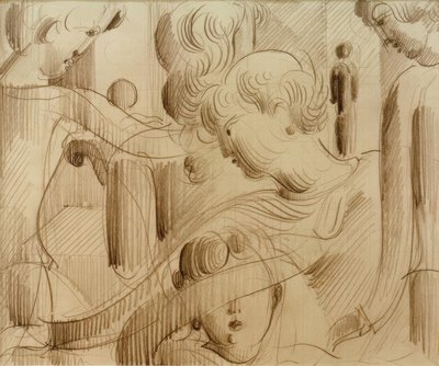 Figurkomposition af Oskar Schlemmer