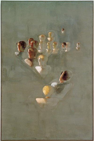 Folkwang -cyklus: Lektioner III af Oskar Schlemmer
